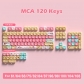 Bread Puppy 104+34 / 54 MDA / Cherry / MCA Profile Keycap Set Cherry MX PBT Dye-subbed for Keyboard